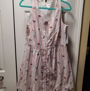 NWT Mickey Mouse & Friends Summer Fun Woven Dress